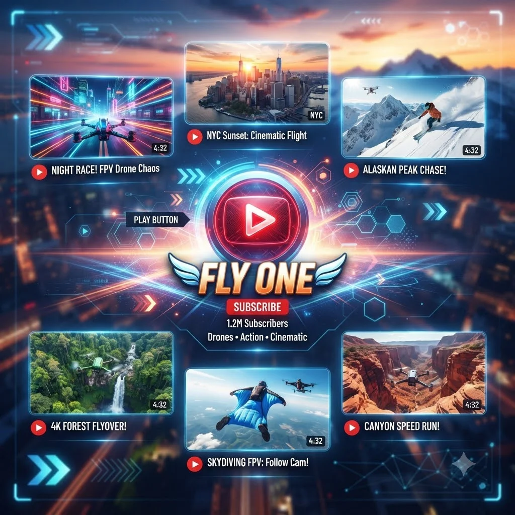유튜브 채널 <플라이 원_FLY ONE>: 드론 영상의 새로운 기준