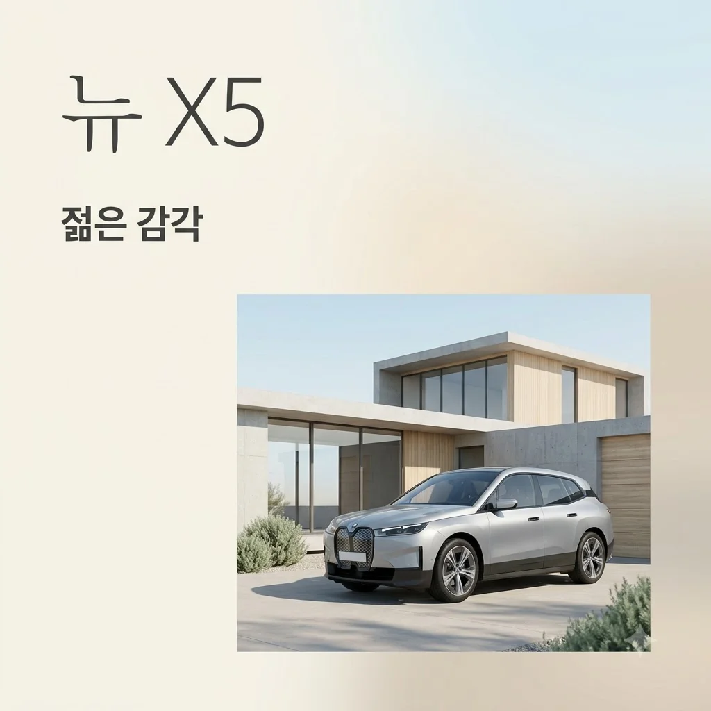 BMW X5 풀체인지, 젊은 부자 사로잡을 파격 변신 핵심 정리!