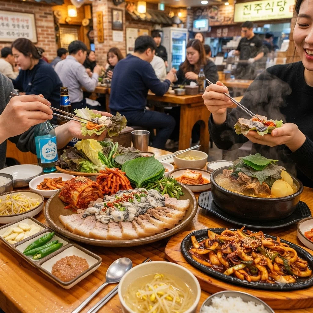 부드러움의 미학, 종로보쌈 장군굴보쌈의 푸짐한 한 상