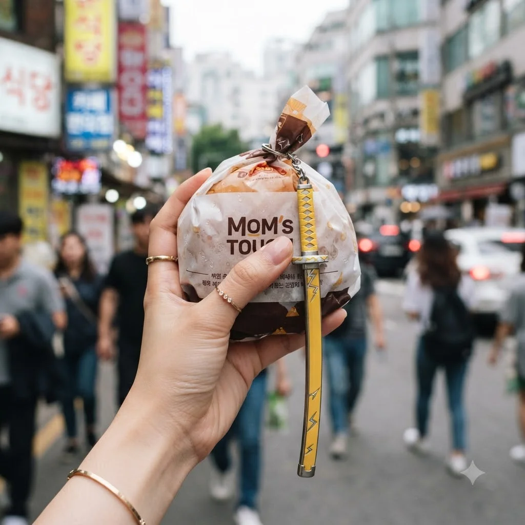 작품 속 디테일을 담은 메탈 일륜도 키링 세트