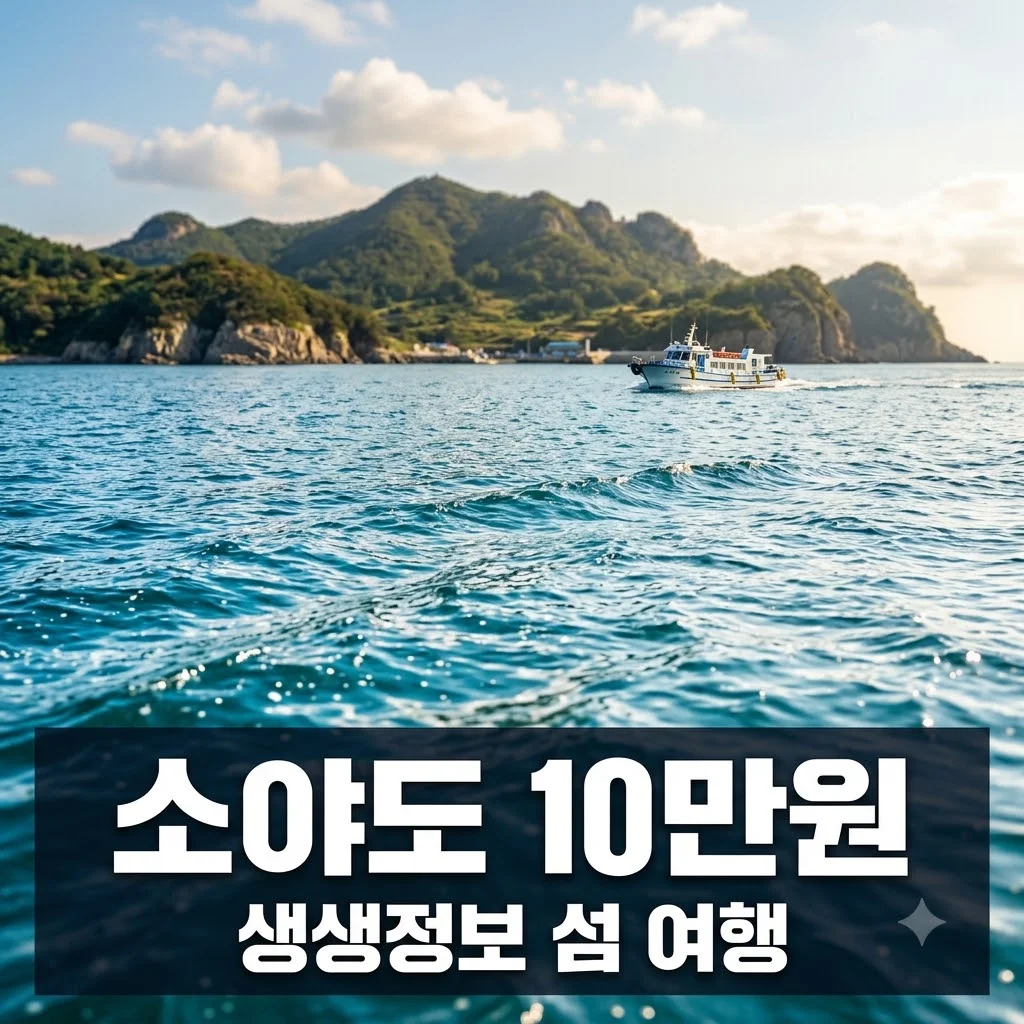 생생정보 소야도: 10만원 지원받고 떠나는 인천 소야도 여행, 배편부터 코스까지!
