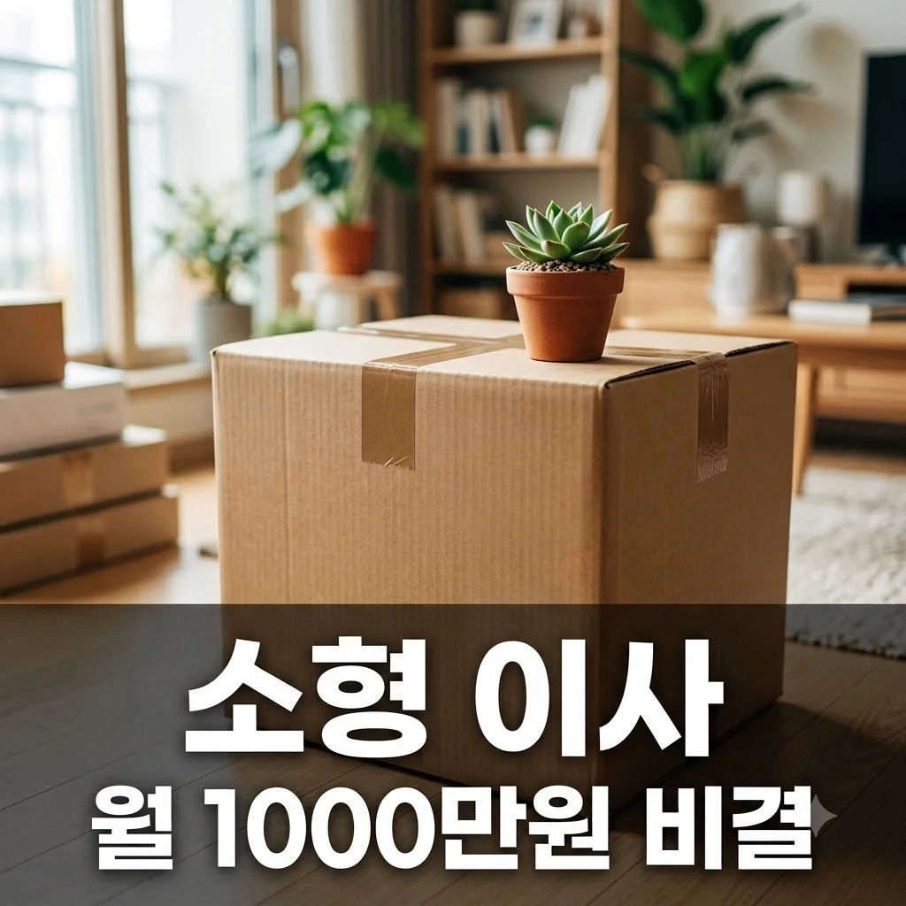 1인 가구 소형 이사, 월 1000만원 월드 익스프레스 노하우와 비용 꿀팁