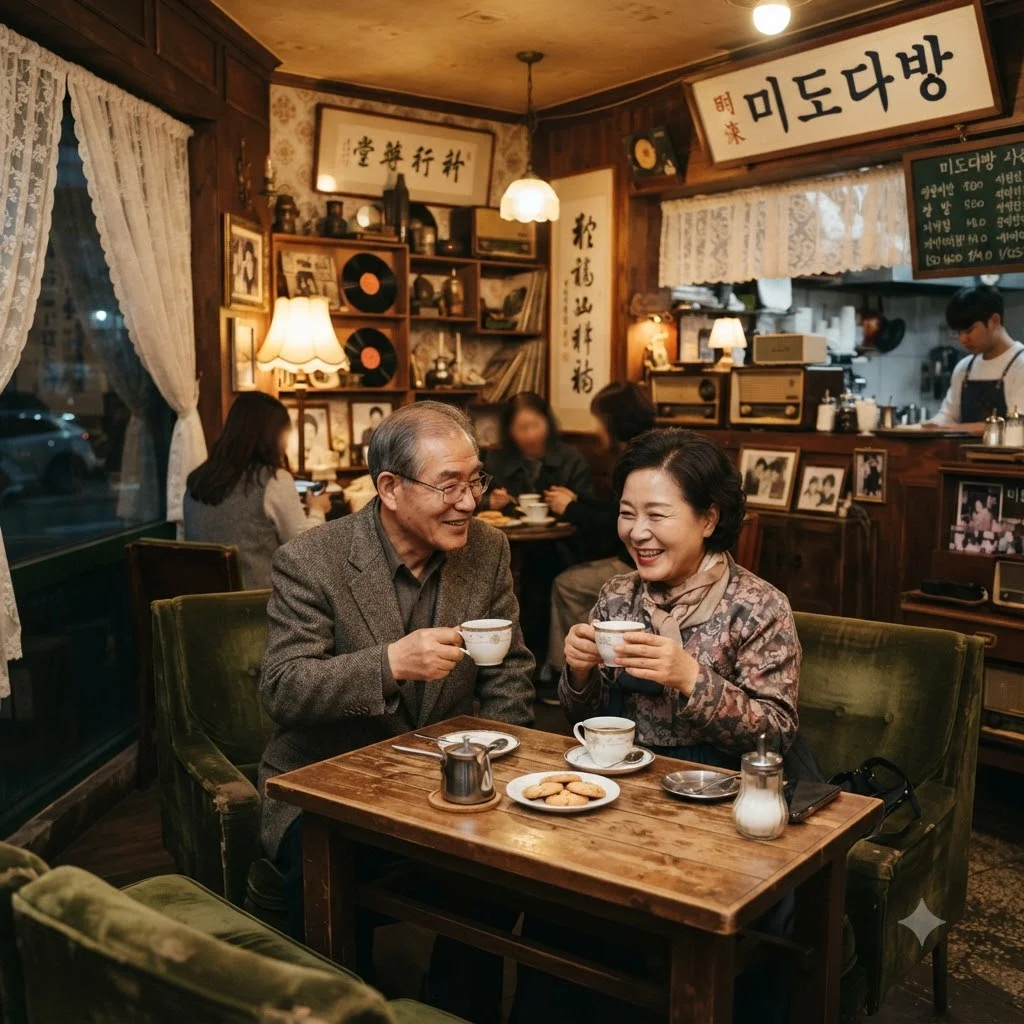 시간을 거스르는 공간, 중앙다방에서 즐기는 여유
