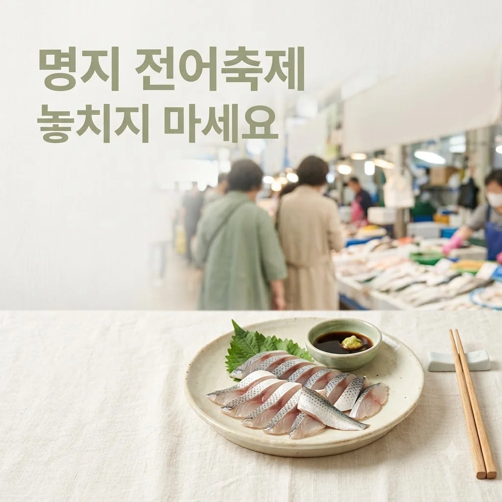 명지 전어축제 2026: 오늘부터 3일간 펼쳐지는 가을 미식의 향연!