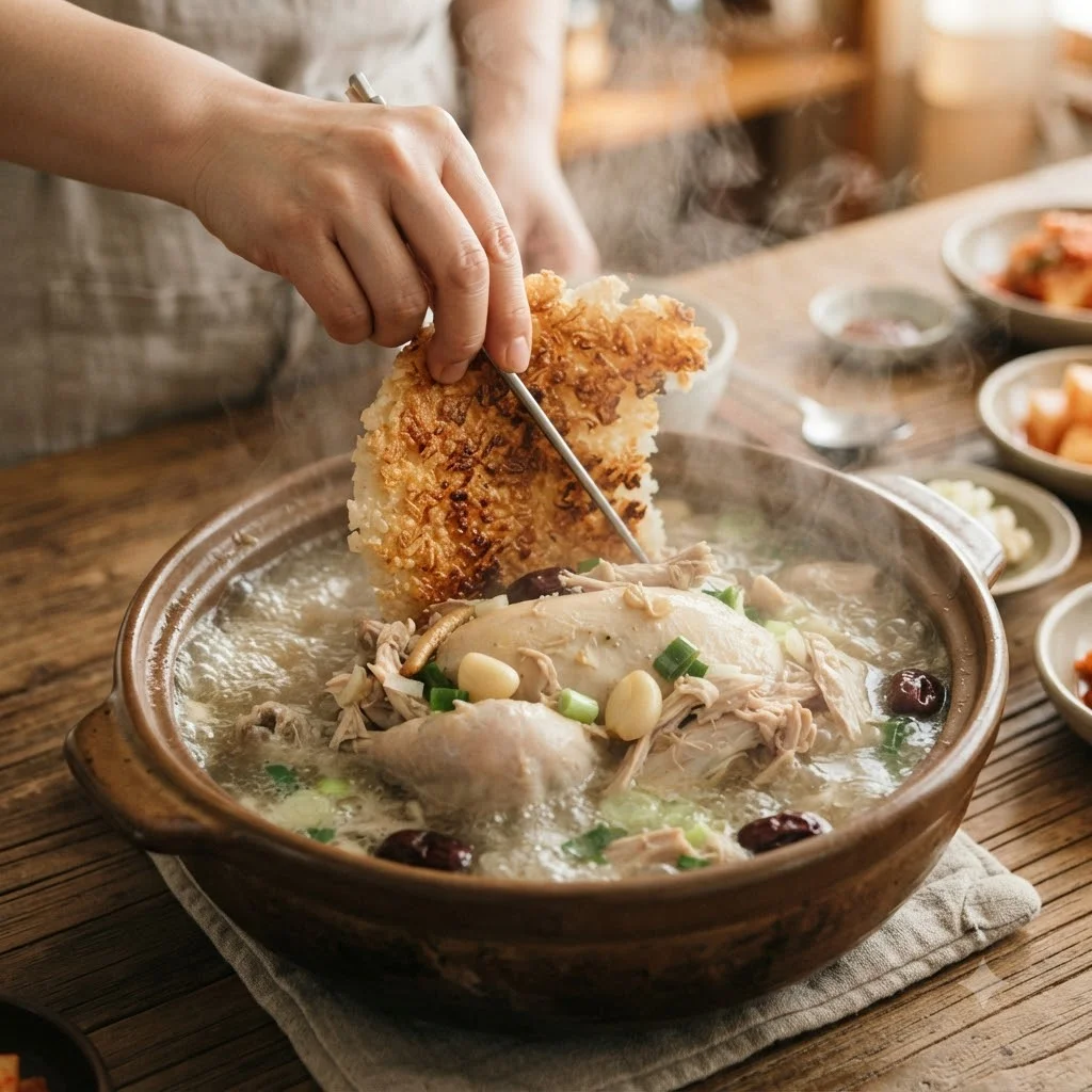 '예사랑'의 시그니처, 닭 누룽지백숙의 특별한 맛 비결