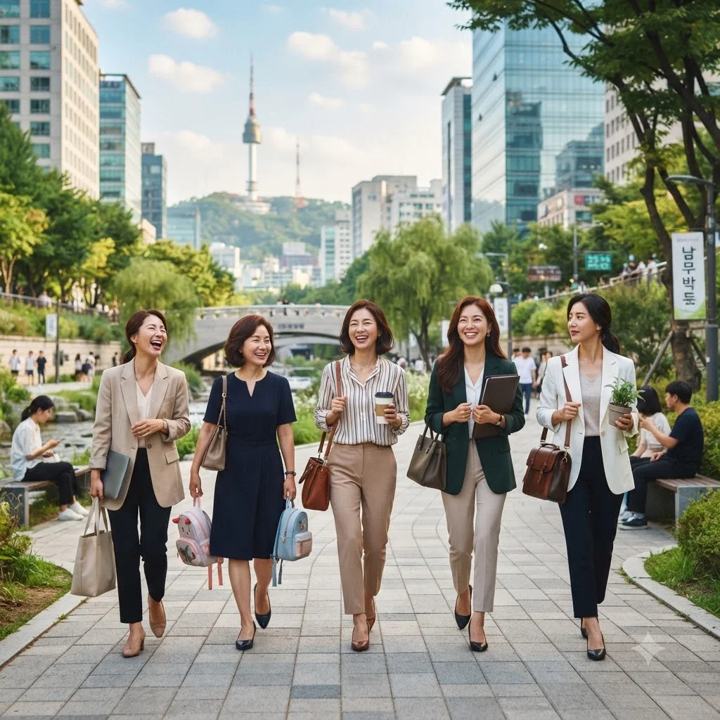나만의 워라밸을 찾은 유부녀들의 밝은 미래