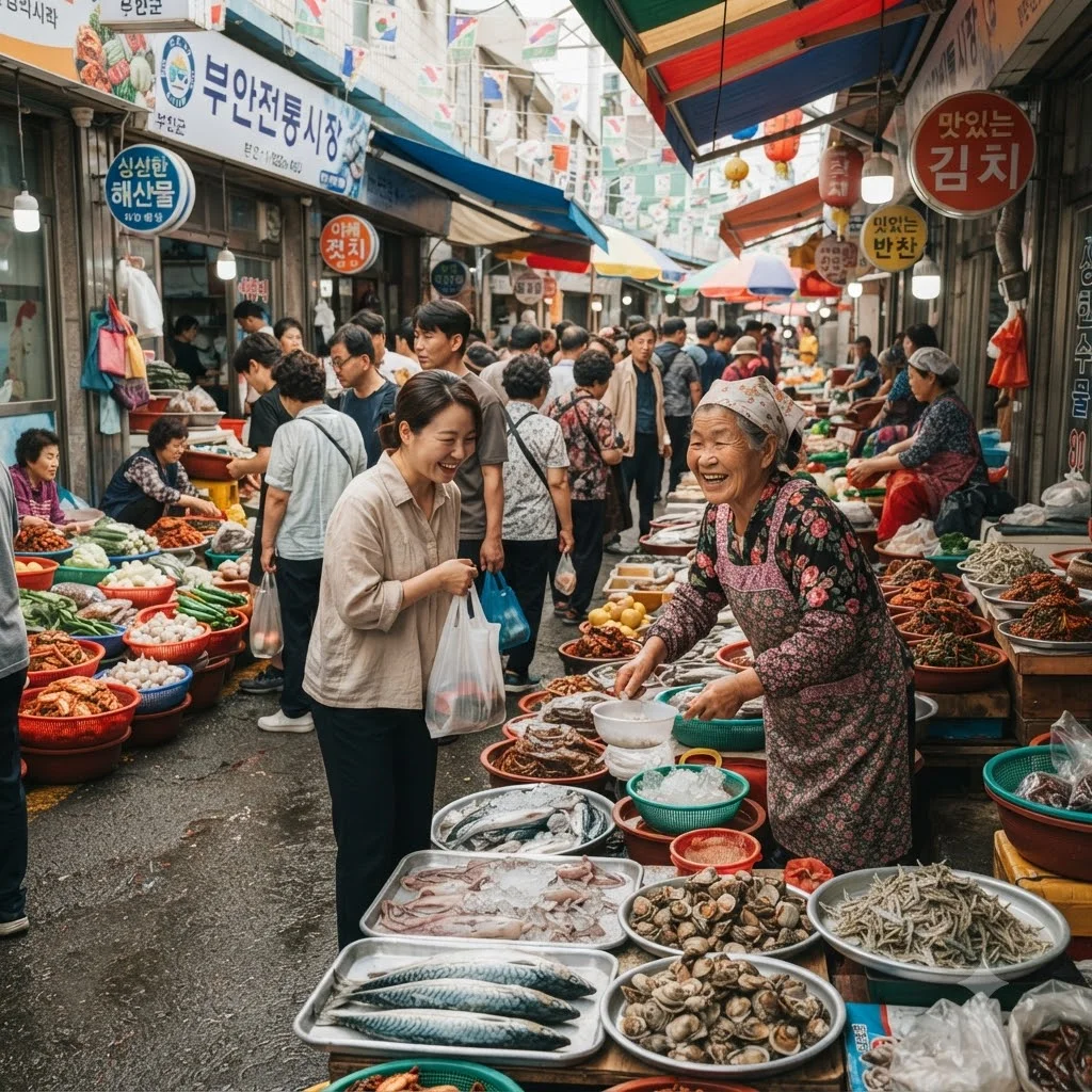 부안 여행의 시작과 맛, 부안터미널 & 상설시장