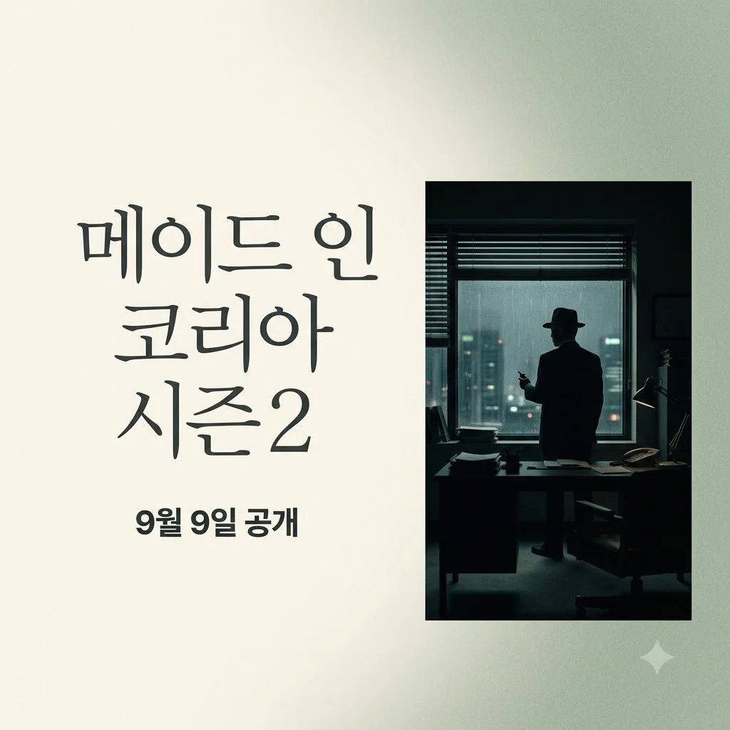 메이드 인 코리아 시즌2 공개일 및 출연진, 9년 뒤 펼쳐지는 누아르 전쟁