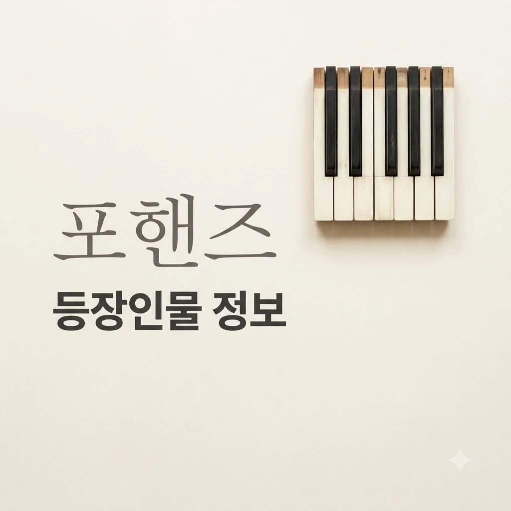 포핸즈 뜻과 드라마 인물관계도, 송강 이준영의 음악 서사