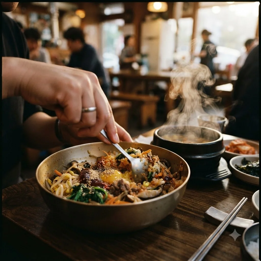 구수한 된장찌개와 찰떡궁합 비빔밥의 환상적인 만남