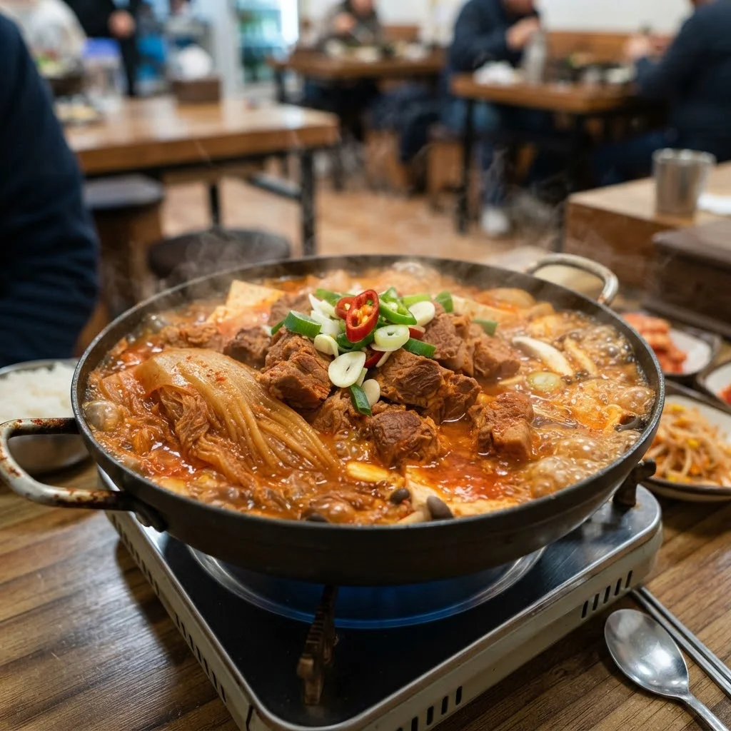 묵은지생돼지전골 2인 세트, 깊은 국물 맛의 비결