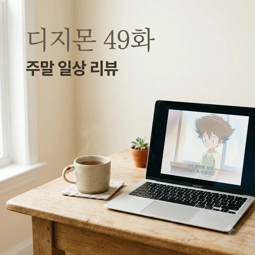 디지몬 비트브레이크 49화 방영 정보와 주말 일상 속 애니메이션 감상 가이드