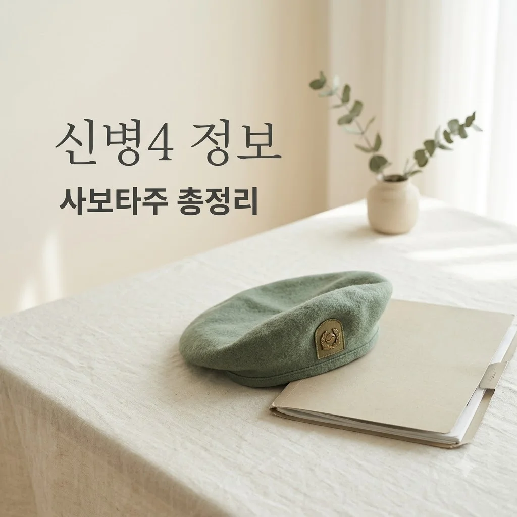 신병4 사보타주 기본정보 및 출연진 방영일 총정리 가이드