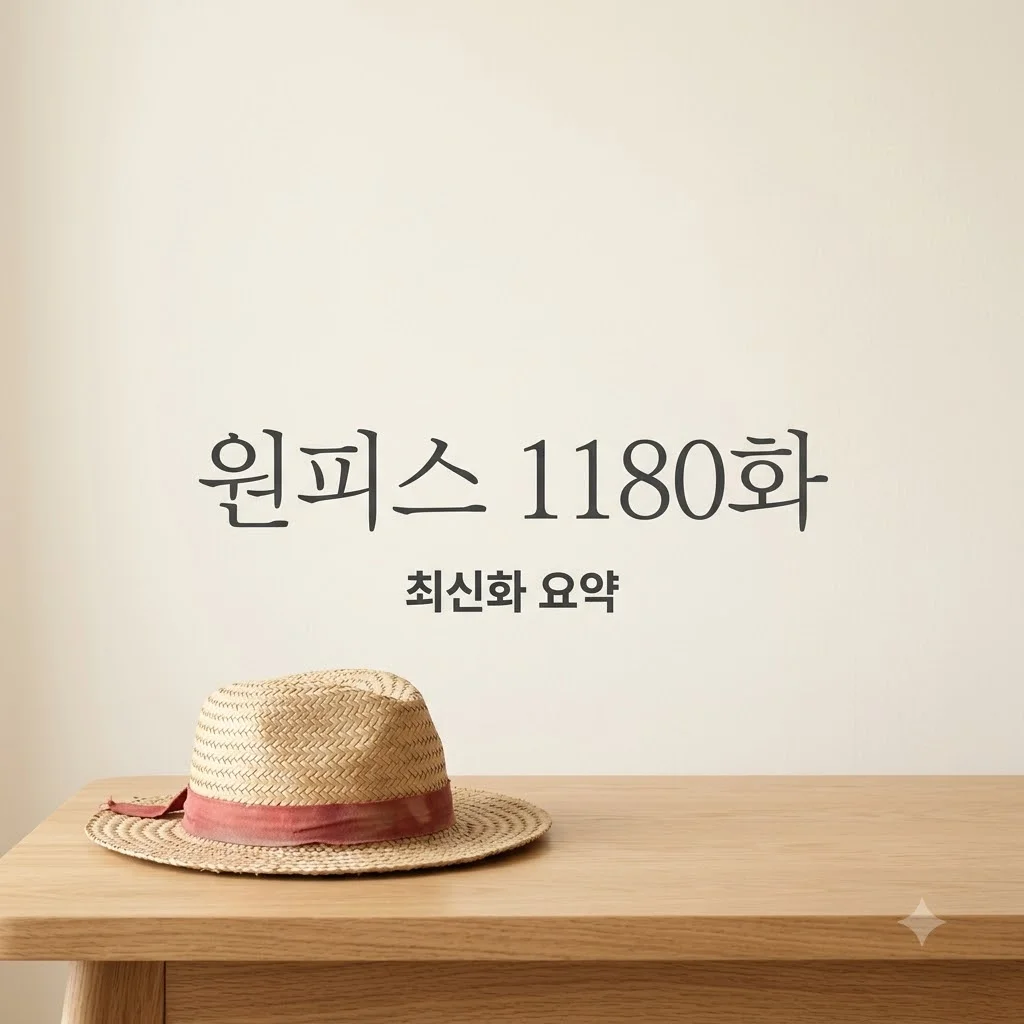 원피스 1180화 애니 줄거리 요약 및 시청 포인트 (2026년 9월 29일)
