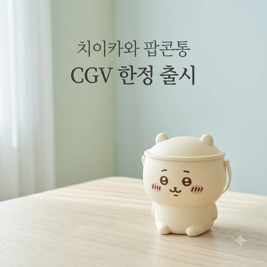 CGV 치이카와 팝콘통 출시일 가격 판매 극장 및 구매 팁 정리