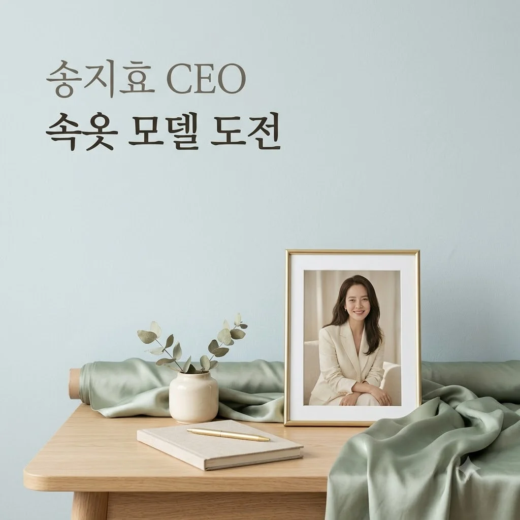 송지효 CEO 속옷모델 직접 나선 이유! 파격적인 브랜드 런칭 화보와 성공 비결