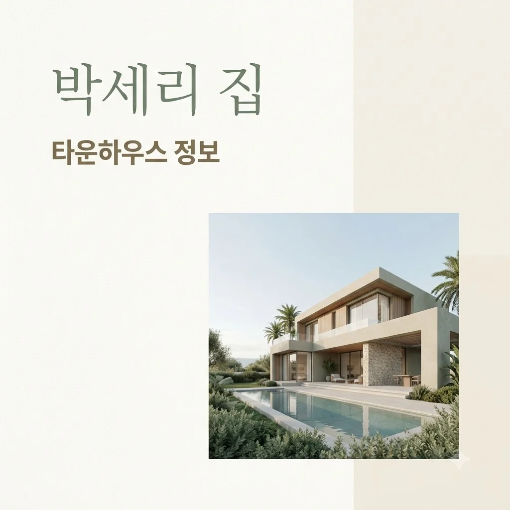 박세리 타운하우스 위치 가격 대지면적 700평 규모의 압도적인 스케일 분석