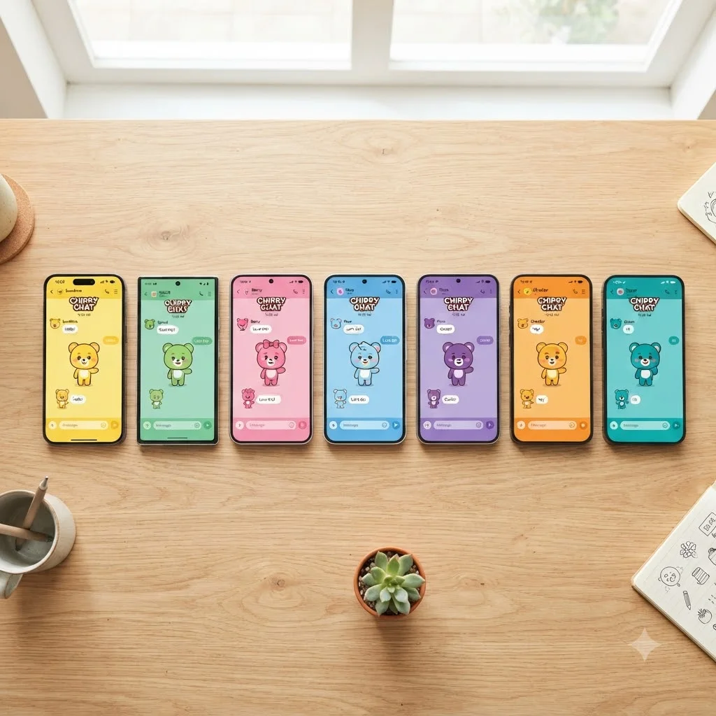 우땅이 테마 종류 및 기종별 호환성 정보
