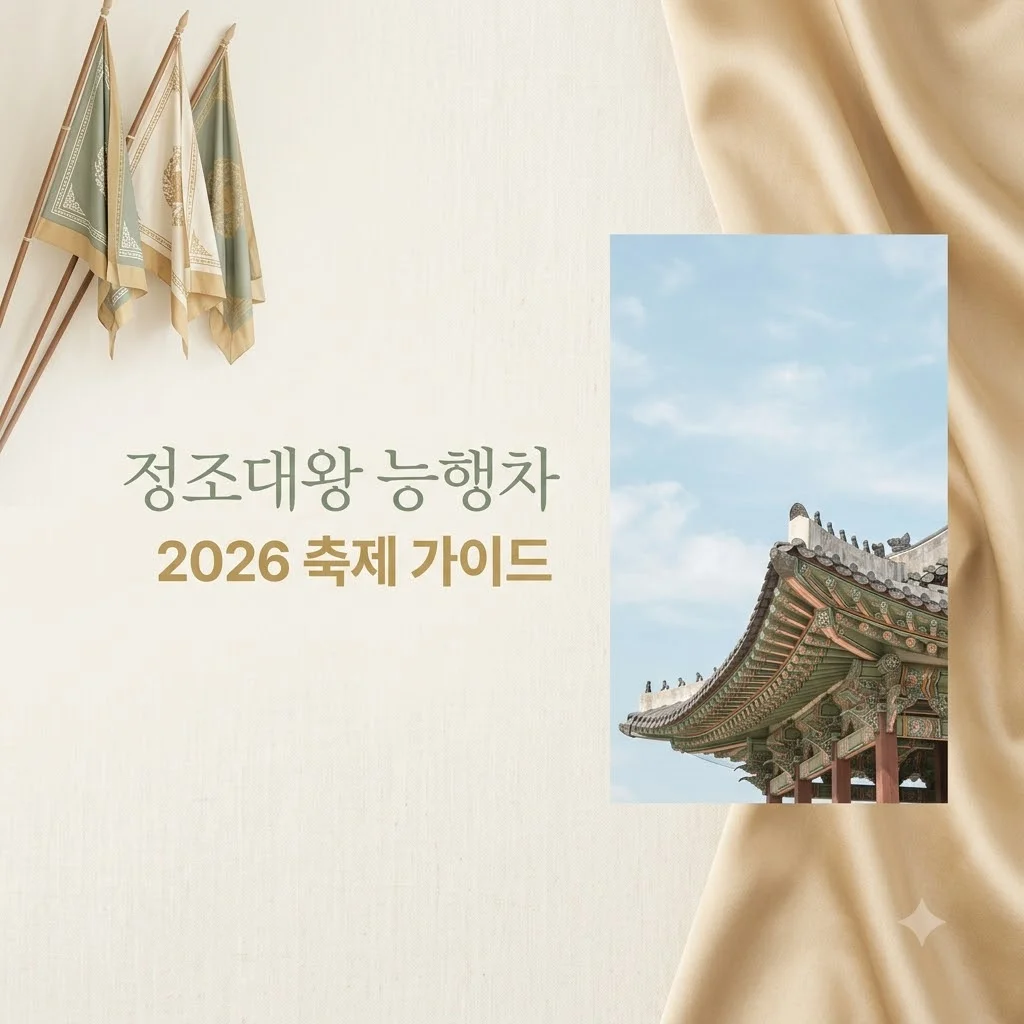 정조대왕 능행차 기본정보 2026 일정 및 관람 명당 총정리