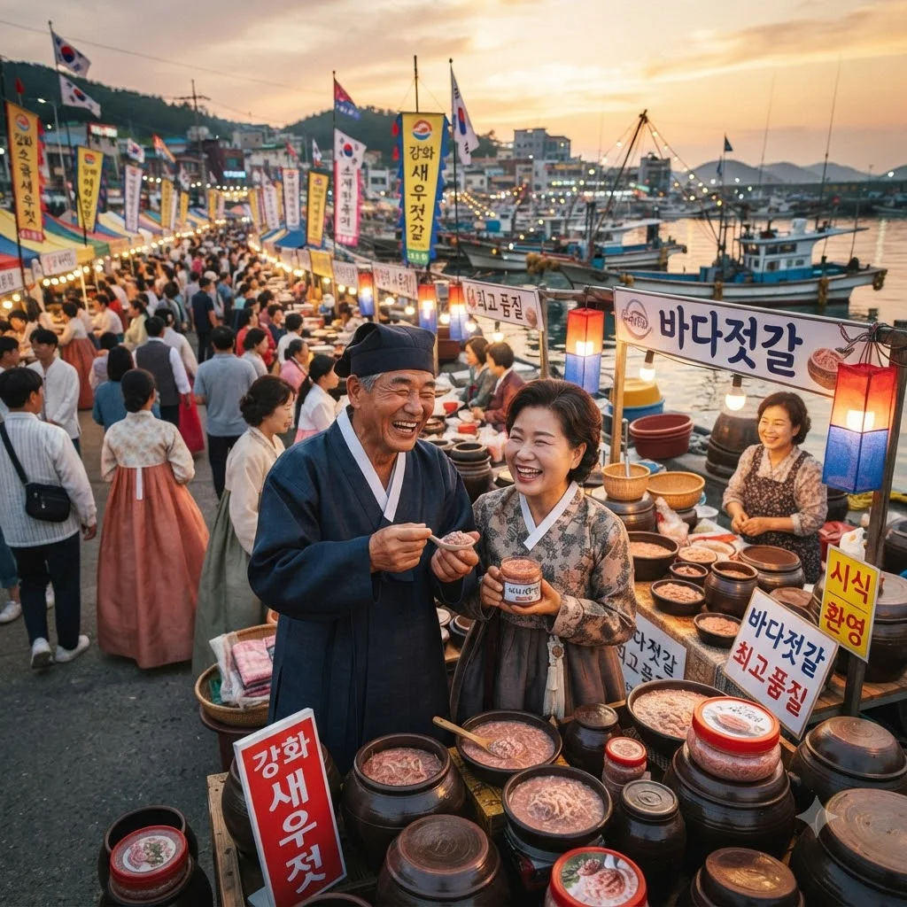 1일차: 축제의 열기 속으로, 외포항 새우젓축제