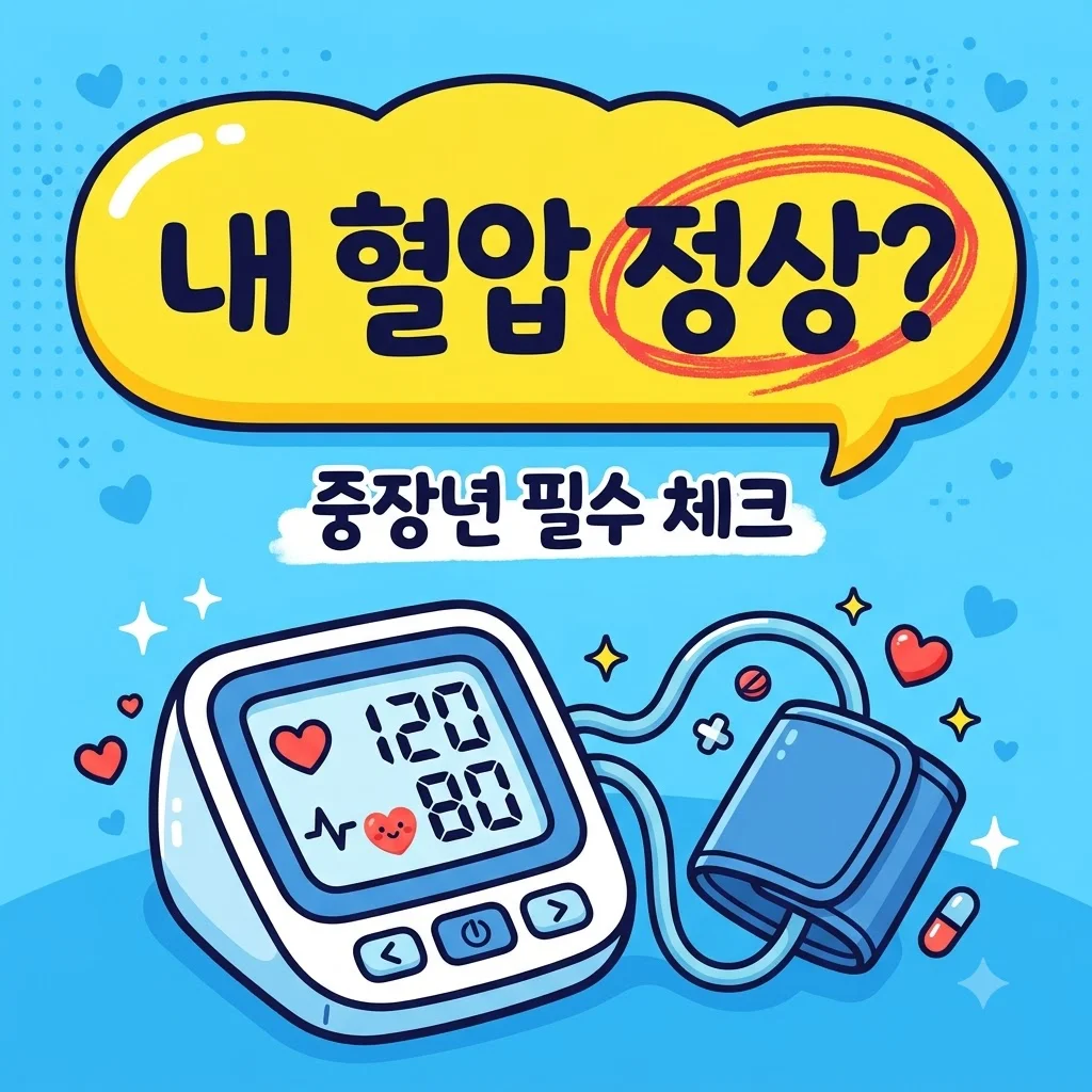 중장년 혈압정상수치 기준과 나이별 관리법 완벽 정리