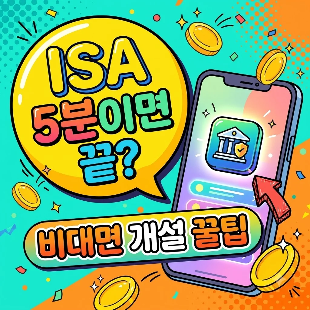ISA 계좌 개설 방법 총정리! 비대면 앱 설치부터 대면 준비물까지