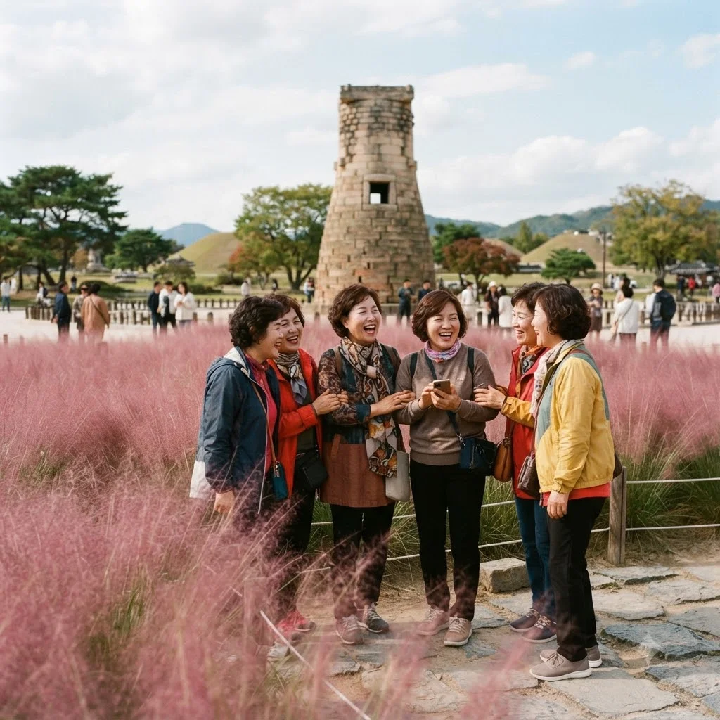 [코스 1] 경주 첨성대 역사 힐링 투어 (중년 추천)