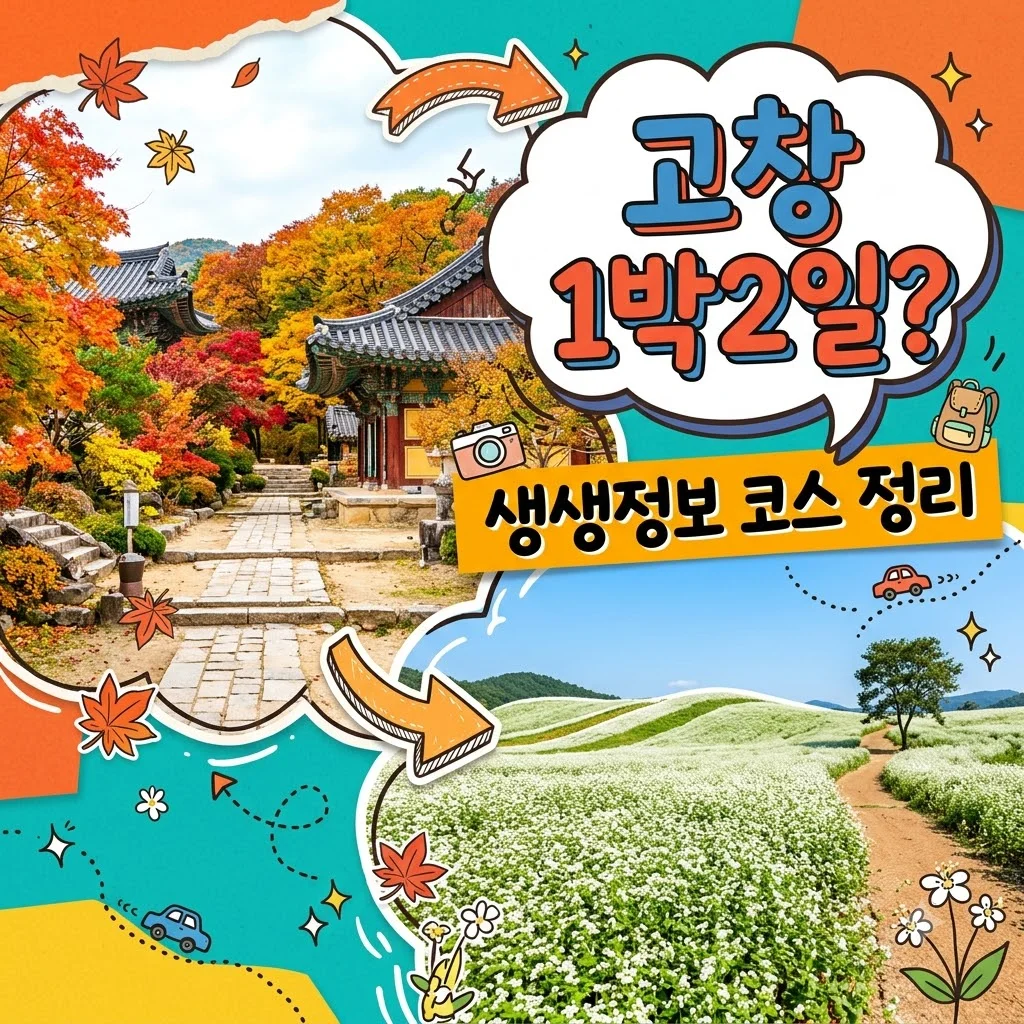 생생정보 2621회 고창 1박2일 코스|선운사·학원농장·갯벌체험 총정리