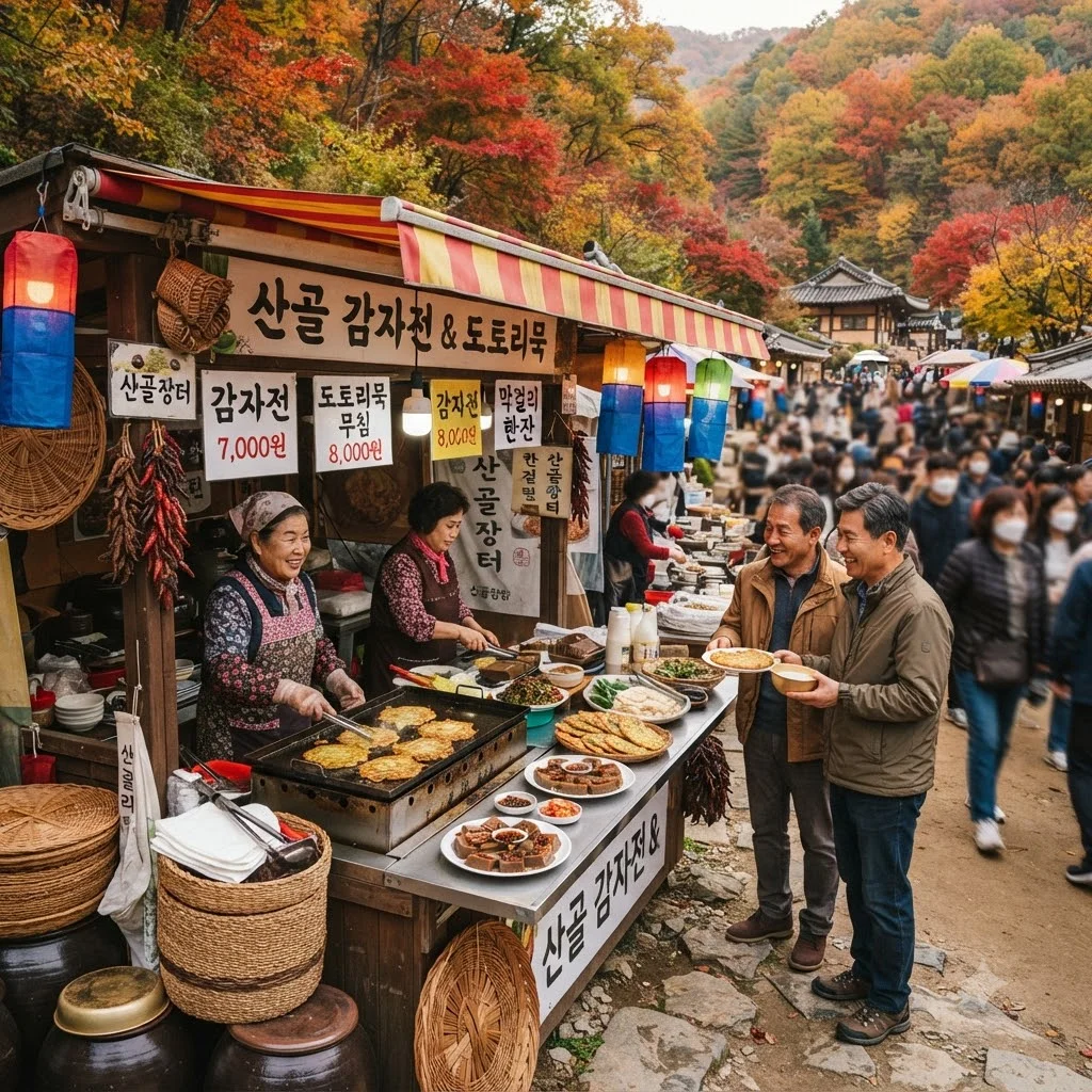 출출함을 달래줄 광원리 농산물 직거래 장터