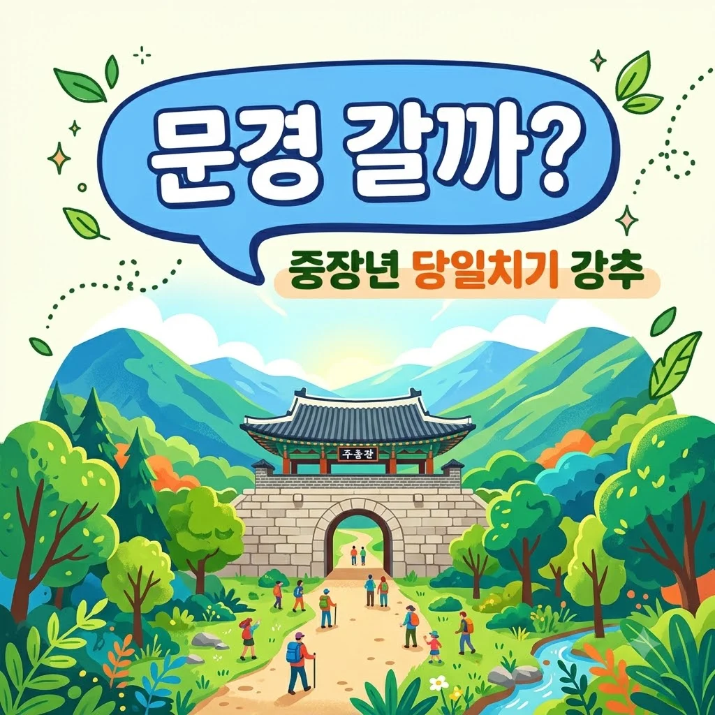 문경 가볼만한곳 추천! 중장년 맞춤 문경새재 당일치기 코스 가이드