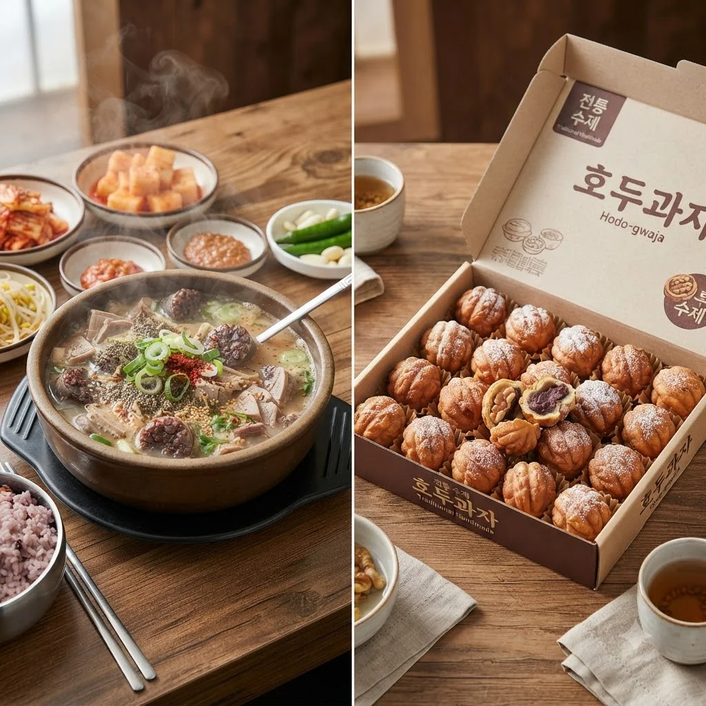천안의 명물, 호도과자와 병천순대 비교 분석