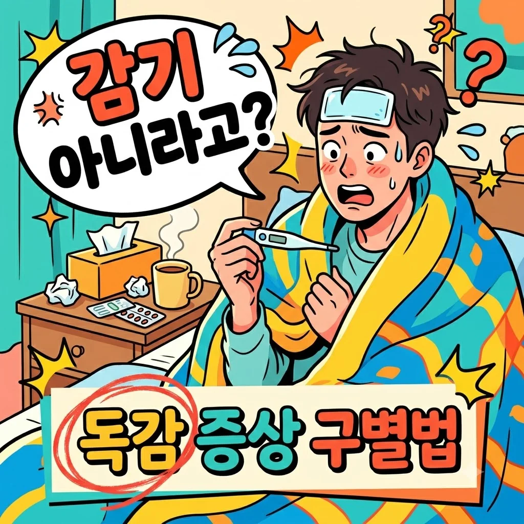 독감 증상 10월 유행 시작! A형 B형 차이와 감기 구별법 총정리