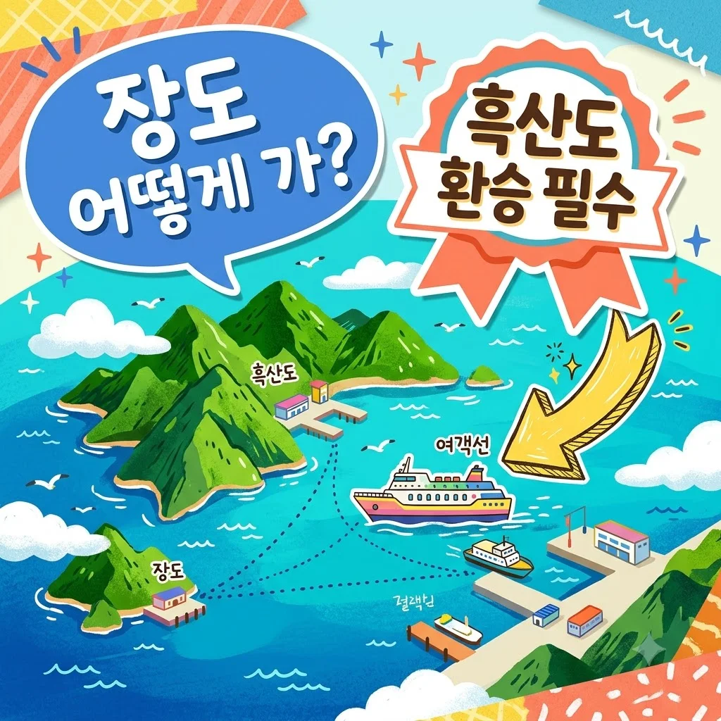 신안군 장도 가는 법 완전 가이드|흑산도 배편 시간표 및 여행 꿀팁