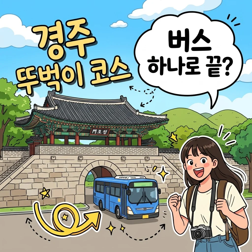 경주 100번 버스 여행 코스 총정리|성동시장·월정교·황남빵 뚜벅이 완벽 가이드