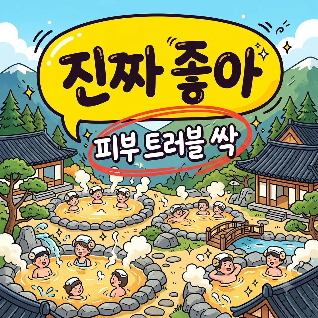 유황천 온천 추천 환절기 피부 트러블과 관절통 잡는 국내 명소 5곳