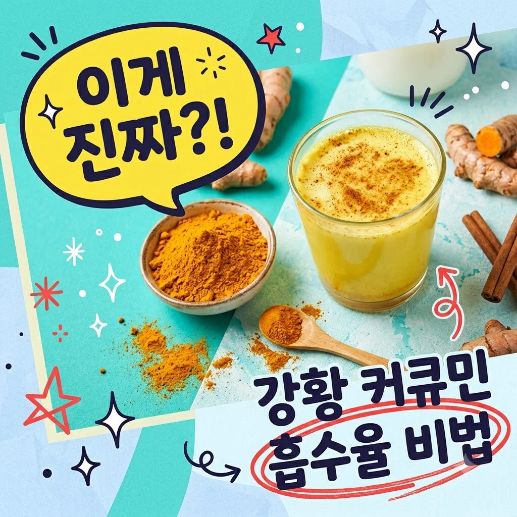 강황 커큐민 차이와 효능 복용법까지 50대 필독 완벽 가이드