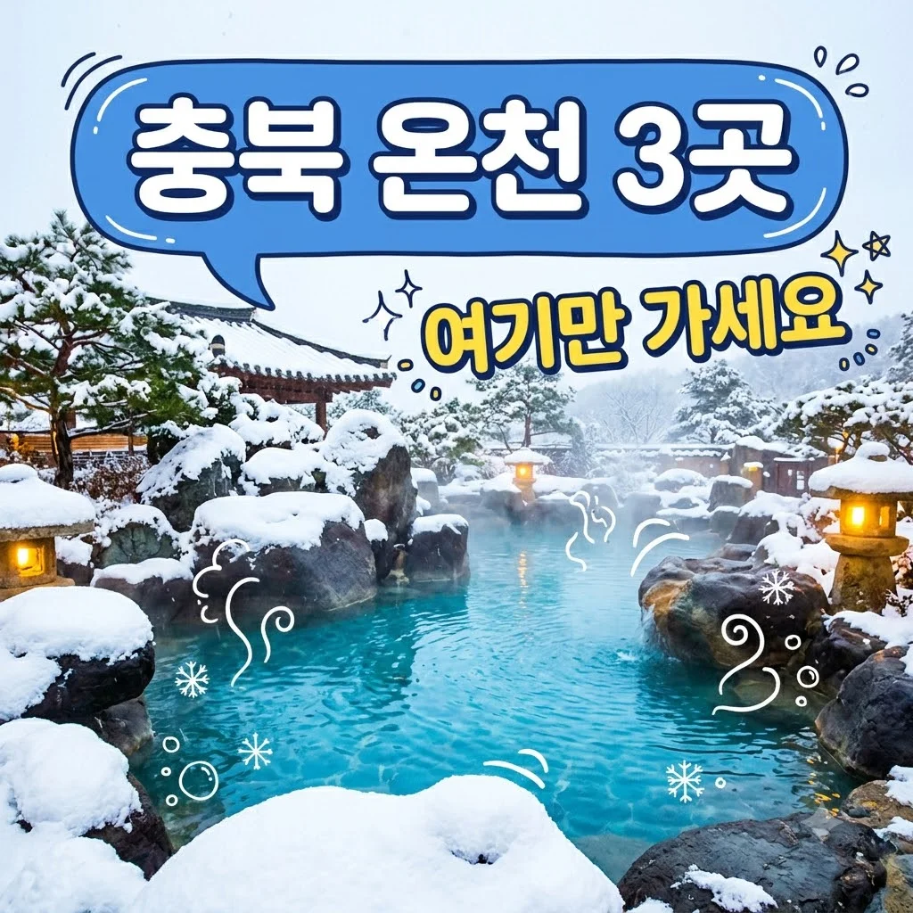 충북 온천 추천 TOP 3! 수안보, 능암, 리솜포레스트 완벽 비교