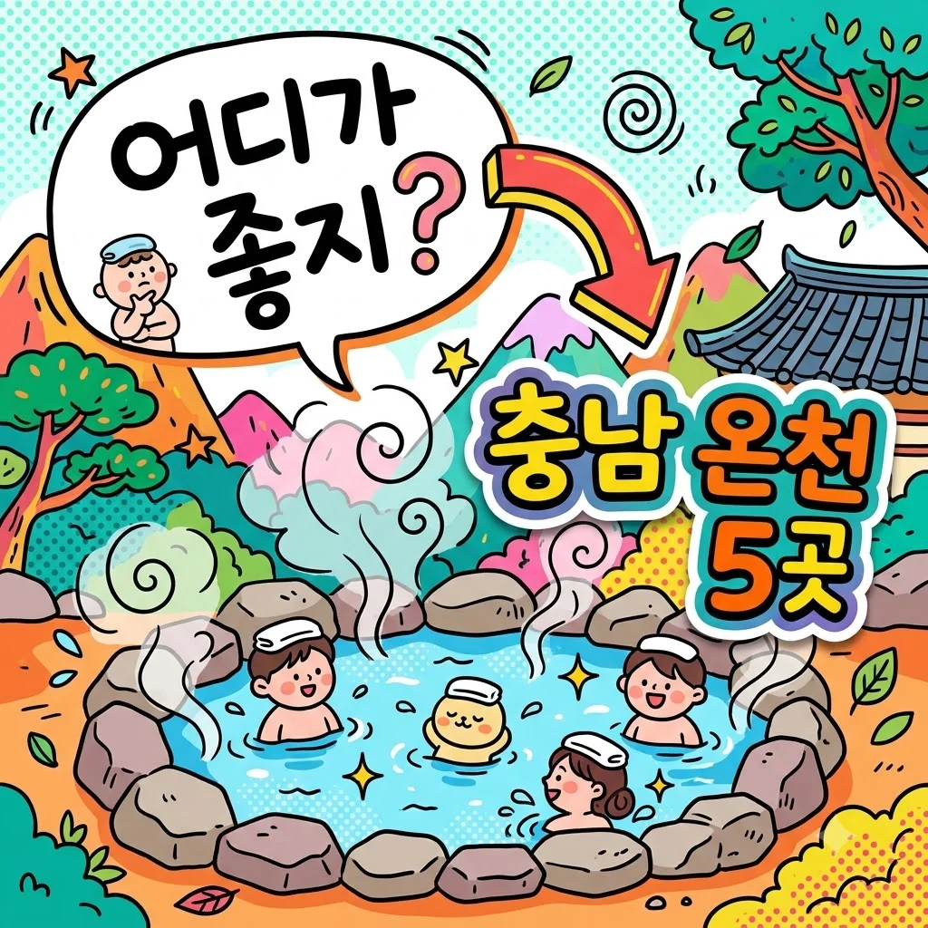충남 온천 추천 5곳 | 왕의 휴양지부터 아이들 물놀이까지 총정리