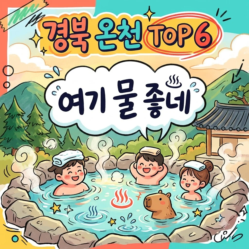 경상북도 온천 추천 BEST 6! 수질 좋은 곳부터 노천탕 명소까지 총정리