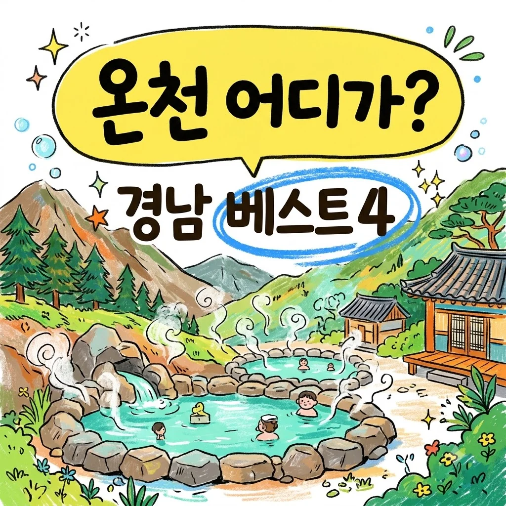 경상남도 온천 추천 TOP 4! 부곡에서 거제까지 효능 완벽 가이드