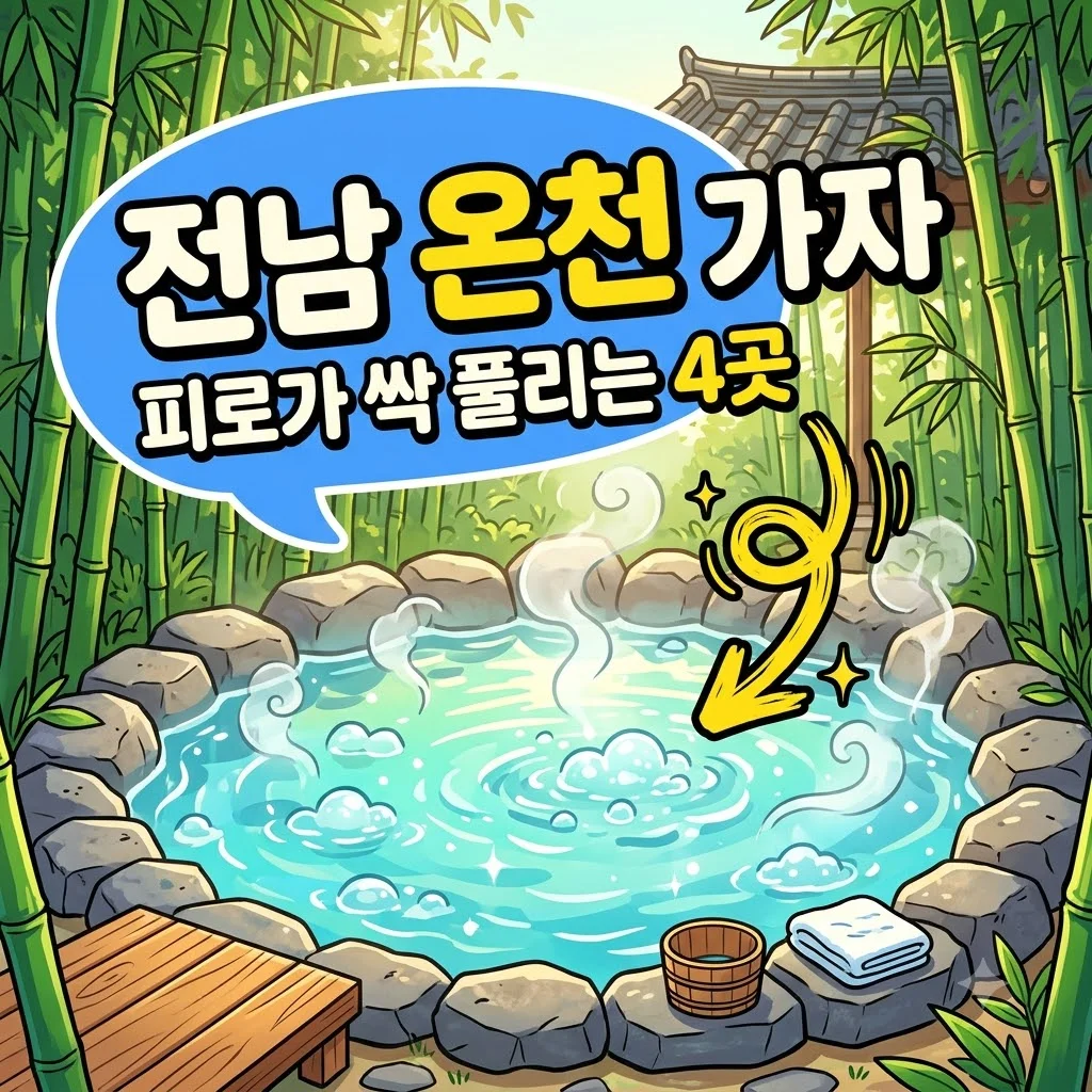 전남 온천 여행 추천 BEST 4 | 담양 화순 보성 함평 명소 총정리