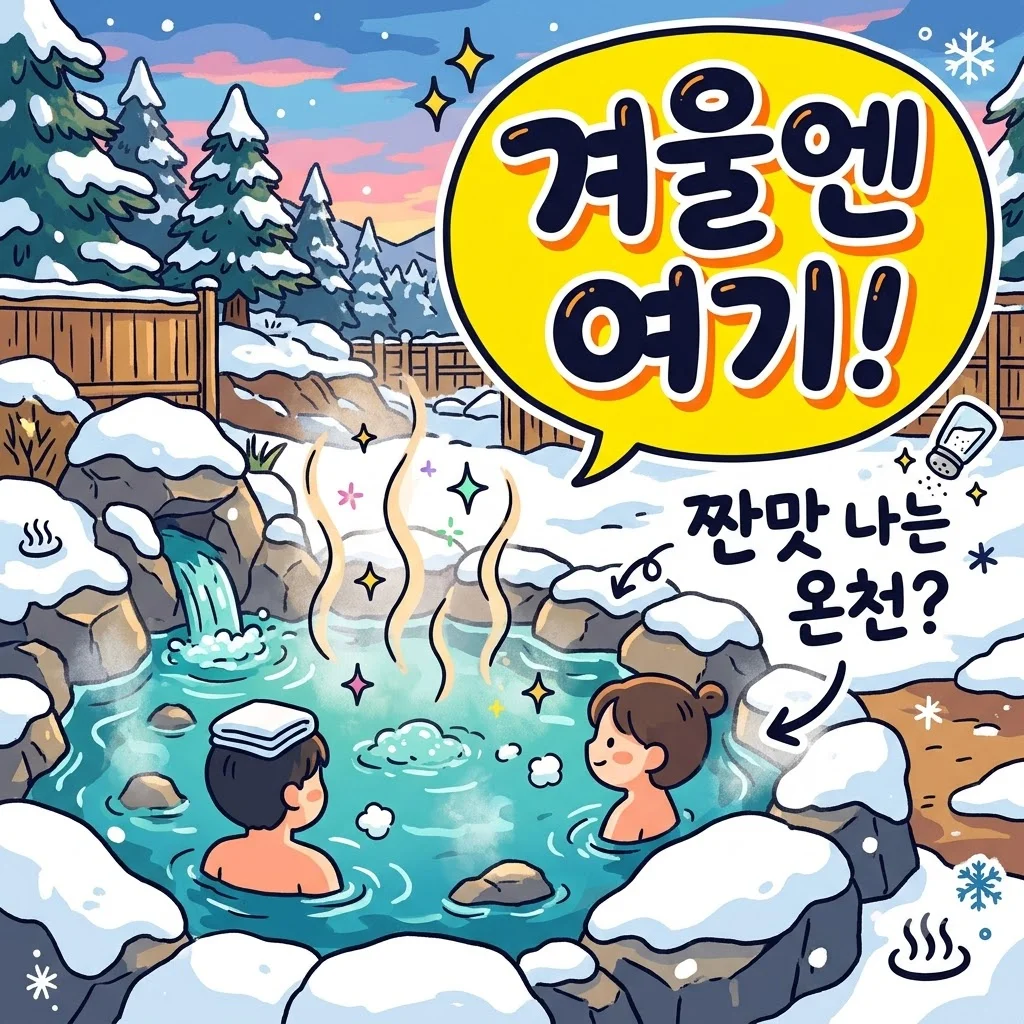 식염천(염화물천) 효능과 국내 추천 온천 베스트 4: 겨울철 보습과 통증 완화 완벽 가이드