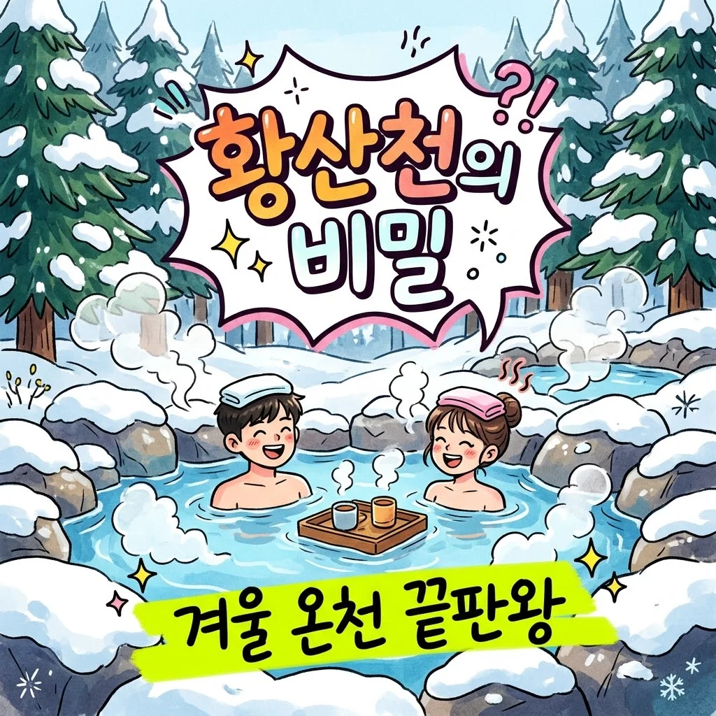 황산천 특징과 효능 완벽 정리! 겨울철 가기 좋은 국내외 온천 추천
