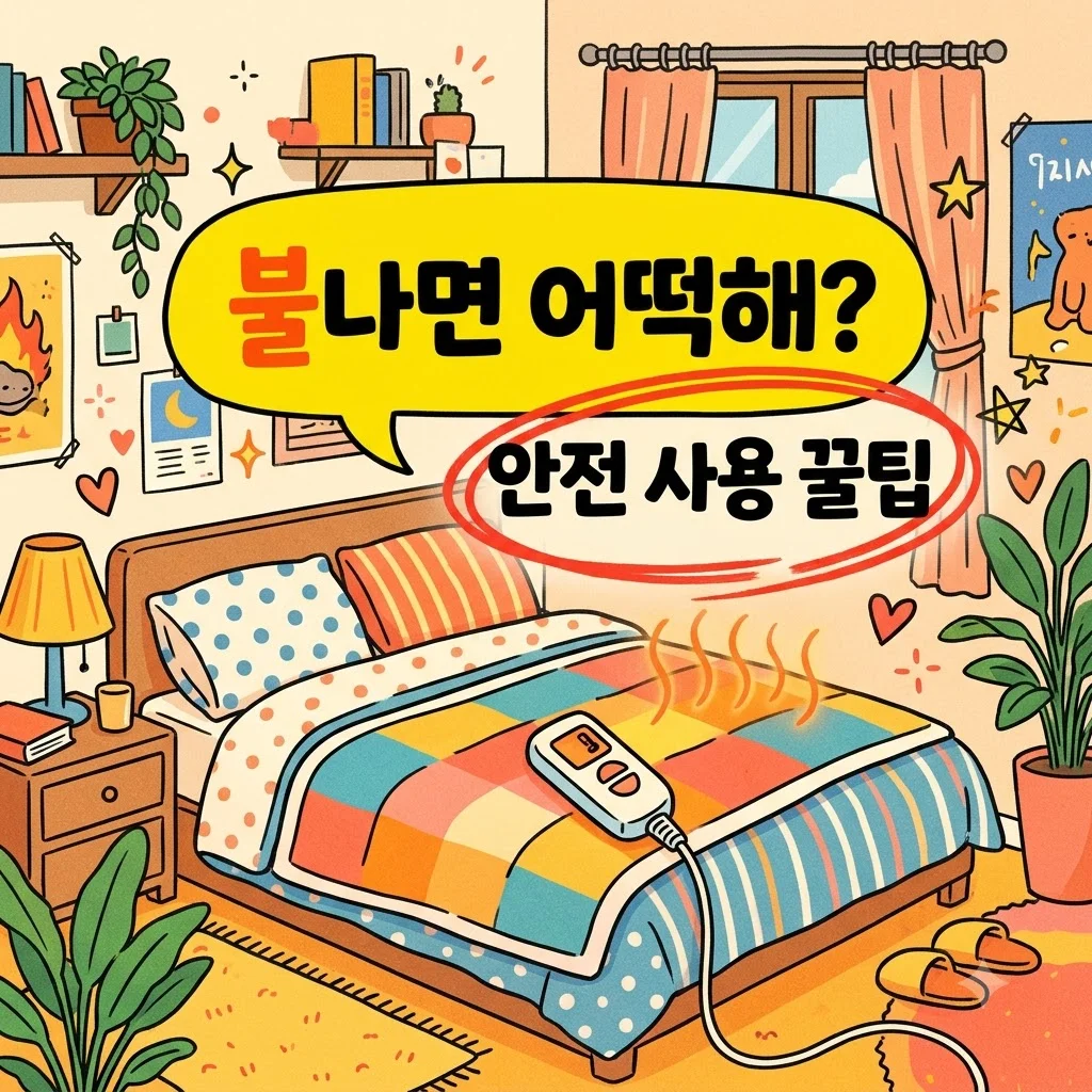 전기장판 안전 사용법 가이드: 화재 및 저온화상 예방 총정리
