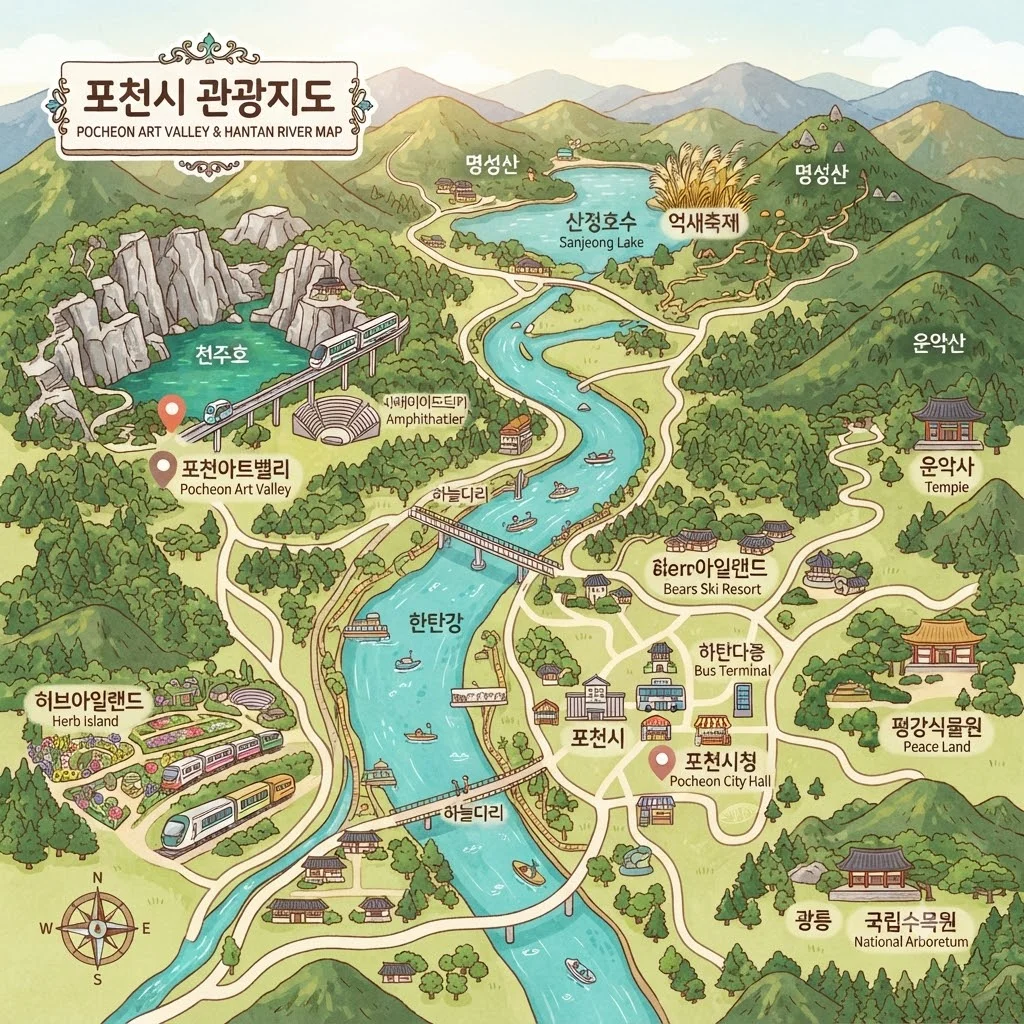 포천 당일치기 여행 핵심 코스 요약