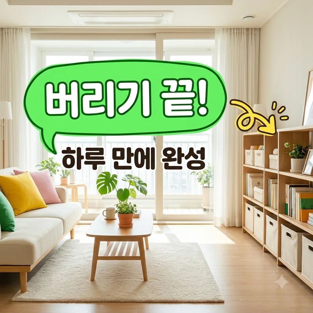 연말 대청소 가이드: 버리는 기준부터 구역별 순서·처분 루트까지